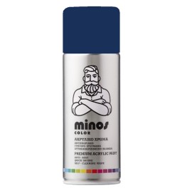 Ακρυλικό Σπρέι Βαφής Minos Ral 5003 Μπλε Ζαφειριού 400ml (9160)