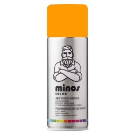 Ακρυλικό Σπρέι Βαφής Minos Ral 1028 Κίτρινο Κροκί 400ml (9055)