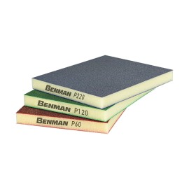 Benman Σφουγγάρι 2 Πλευρών Λειαντικό 123x98mm P120 (72229)