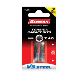 Benman Μύτη Torx V5 Steel - T15 25mm 2τμχ (74949)