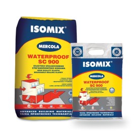 Mercola Isomix Waterproof SC 900 Επαλειφόμενο Στεγανωτικό Τσιμεντοκονίαμα Γκρι - 5Kg (05113)