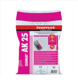 Isomat AK-25 Εύκαμπτη Κόλλα Πλακιδίων Λευκή - 5Kg