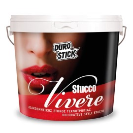 Durostick Stucco Vivere Στόκος Γενικής Χρήσης Έτοιμος Διακοσμητικός Τεχνοτροπίας Λευκός - 5Kg