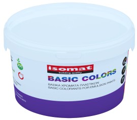 Isomat Basic Colors Υψηλής ποιότητας Βασικό Χρώμα Μαύρο - 0.200 Lit