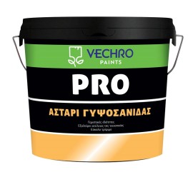 Vechro PRO Υδατοδιάλυτο Ακρυλικό Αστάρι Γυψοσανίδας Λευκό - 3Lt