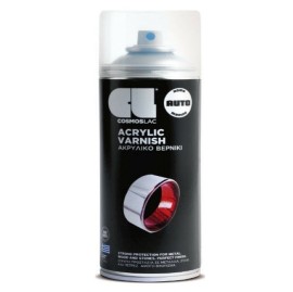 Cosmos Lac Acrylic Varnish Σπρέι Βερνίκι Διάφανο με Ματ Εφέ 400ml