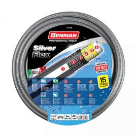 Benman SilverFlex Λάστιχο Ποτίσματος 1/2 25m (72006)