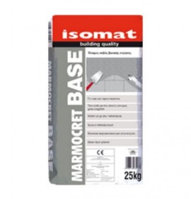 Isomat Marmocret Base Ετοιμος Σοβάς Τελικής Στρώσης Γκρι - 25Kg