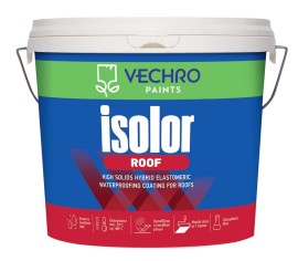 Vechro Isolor Roof Ακρυλικό Μονωτικό Ταρατσών Νερού Λευκό - 3Lt