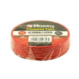 Morris Μονωτική Ταινία Iso 9001 Κόκκινη - 19mm x 20Yards (10756)