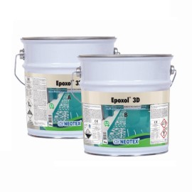 Neotex Epoxol 3D Σύστημα Διακόσμησης Σετ Α + Β Γυαλιστερό Διάφανο - 16Kg