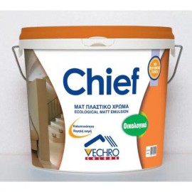 Vechro Chief Eco Οικολογικό Πλαστικό Χρώμα για Εσωτερική Χρήση Λευκό - 9Lt