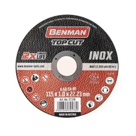 Benman Topcut Δίσκος Κοπής Inox - 180mm (72850)
