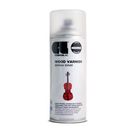 Cosmos Lac Wood Varnish Σπρέι Βερνίκι Διάφανο με Σατινέ Εφέ 400ml