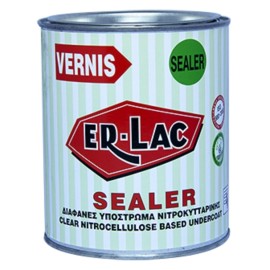 Er-Lac Sealer Νίτρου Διαφανές Υπόστρωμα Νιτροκυτταρίνης ενός Συστατικού Άχρωμο - 20 Kg