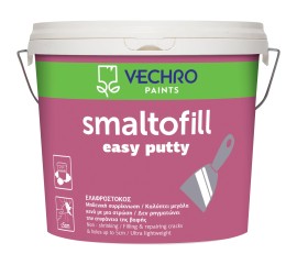 Vechro Smaltofill Easy Putty Ελαφρύς Ακρυλικός Στόκος Σπάτουλας Λευκός - 1Lt