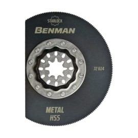 Benman Πριονολάμα Τομέα Starlock Hss για Μέταλλο - 85mm (72614)