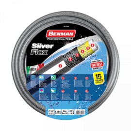 Benman SilverFlex Λάστιχο Ποτίσματος 1/2 50m (72007)