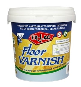 Er-Lac Floor Varnish Eco Οικολογικό Υδατοδιάλυτο Βερνίκι Πατώματος Σατινέ - 5 Lit