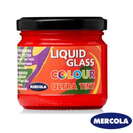 Mercola Liquid Glass Colour Ultra Tint Χρωστική για Υγρό Γυαλί Κόκκινο - 90ml (3528)
