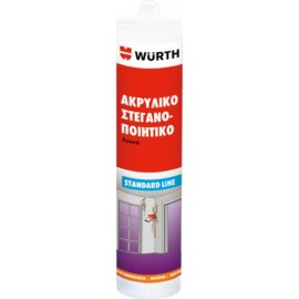 Wurth Standard Line Σφραγιστική Σιλικόνη Λευκή - 280ml (0892166000)