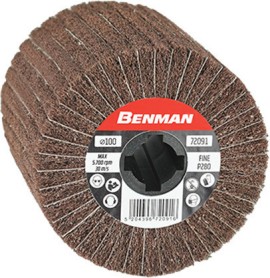 Benman Συρματόβουρτσα Σατινιέρας P080 - 100x100x19mm (72089)