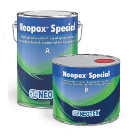 Neotex Neopox Εποξειδική Αντιδιαβρωτική Βαφή Σετ Α + Β (RAL 7035) Γκρι - 5Kg
