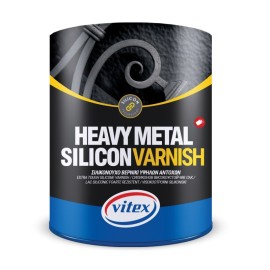 Vitex Heavy Metal Silicon Σιλικονούχο Βερνίκι Διαλύτου Υψηλών Αντοχών Διάφανο Ματ - 2.5 Lit