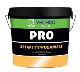 Vechro PRO Υδατοδιάλυτο Ακρυλικό Αστάρι Γυψοσανίδας Λευκό - 9Lt