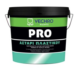 Vechro Pro Ακρυλικό Αστάρι Πλαστικού Διάφανο - 3Lt
