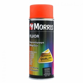 Morris Σπρέι Βαφής Fluorescent Lacquer Κόκκινο/Πορτοκαλί - 400ml (28532)