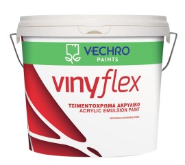 Vechro Vinyflex Ακρυλικό Τσιμεντόχρωμα Λευκό - 9Lt