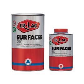 Er-Lac Surfacer Καλυπτικό Λευκό Υπόστρωμα Πολυουρεθάνης Σετ Α + Β Λευκό - 6 Kg