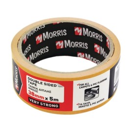 Morris Very Strong Αυτοκόλλητη Ταινία Διπλής Όψης - 38mmx5m (26046)