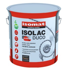 Isomat Isolac-Duco Ντουκόχρωμα Υψηλής Σκληρότητας 63 Κόκκινο της Φωτιάς Γυαλιστερό - 750ml
