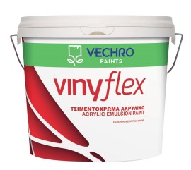 Vechro Vinyflex Ακρυλικό Τσιμεντόχρωμα Λευκό - 3Lt