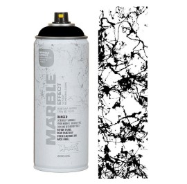 Montana Cans Marble Effect Σπρέι Βαφής Μαύρο 400ml