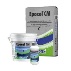 Neotex Epoxol CM Χυτό Αυτοεπιπεδούμενο Εποξειδικό Τσιμεντοειδές Σετ Α + Β + Γ - 31Kg