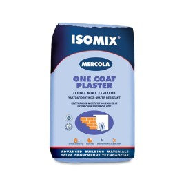 Mercola Isomix One Coat Plaster Σοβάς μιας Στρώσης Λευκός - 25Kg (07041)