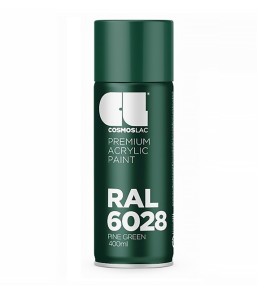 Cosmos Lac Σπρέι Βαφής Ακρυλικό Premium Acrylic RAL 6028 Pine Green 400ml