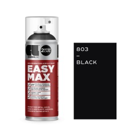 Cosmos Lac Easy Max Ακρυλικό Σπρέι Βαφής RAL9005 Black No 803 400ml