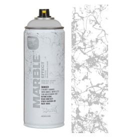 Montana Cans Σπρέι Βαφής Τεχνοτροπίας Marble Effect Silver 400ml