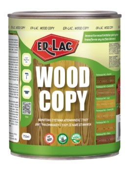 Er-Lac Wood Copy Τελικό Χρώμα για το Σύστημα Απομίμησης Ξύλου Υπόστρωμα Νο2 Δρυς - 0.750 Lit