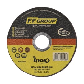 F.F. Group Δίσκος Κοπής Σιδήρου Inox - 180x2mm (41950)