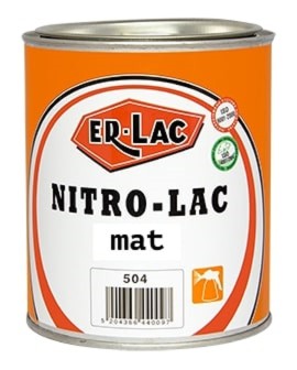 Er-Lac Τελική Λάκα Νιτροκυτταρίνης για την Επιπλοποιία Μαύρο Γυαλιστερό - 4 Kg