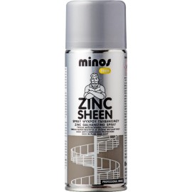 Minos Spray Σπρέι Γαλβανισμού Zinc Sheen Γκρι - 400ml (9214)