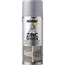 Minos Spray Σπρέι Γαλβανισμού Zinc Sheen Γκρι - 400ml (9214)